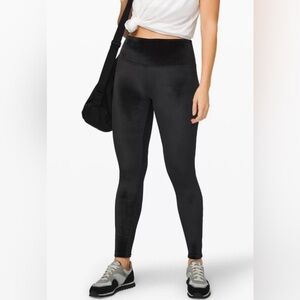 lululemon athletica Black Velvet Leggings
